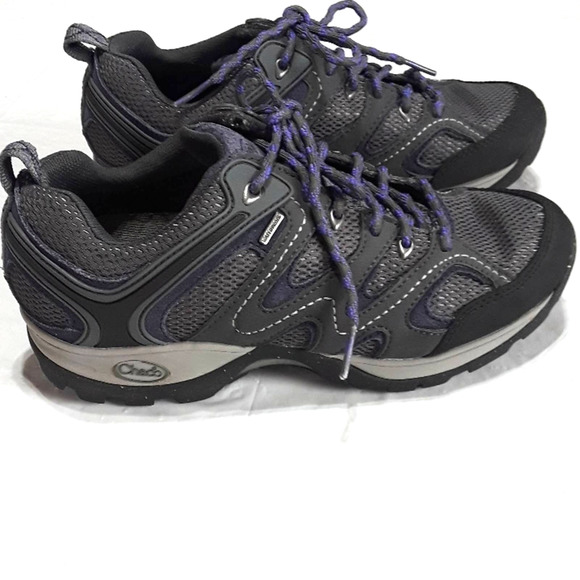 Chaco Shoes - Chaco Sz 6.5 Gray & Purple Layna Waterproof Hiking shoes